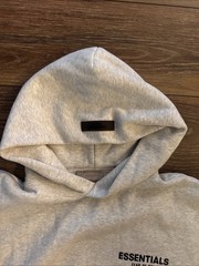 Essentials Men’s Small Light Oatmeal Hoodie