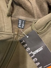 TACVASEN Men’s Sweat Jacket Full Zip Hoodies Spring Lightweight Warm Green L