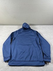 Nike Mens Hoodie Pullover Medium Navy Blue White Black Gym Workout Texas