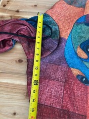 Source Unknown Multicolor Patchwork Dog Graphic Hoodie
