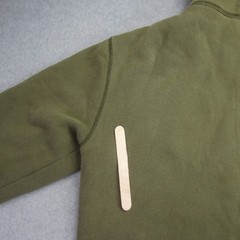 Timberland Jacket Mens Large Olive Green Full Zip Sherpa Lined Hoodied