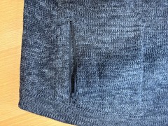 Mission Workshop Renan Alpaca Fleece Hand Knit Pullover Hoodie Sz M Cycling EUC