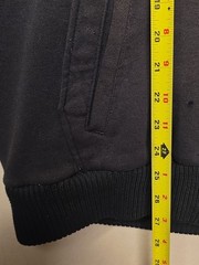 BUFFALO DAVID BITTON SHERPA LINED SWEATSHIRT FULL ZIPPER LARGE BLACK See Images
