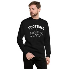 Football Mom Dad Unisex Premium Sweatshirt S,M,L,XL,2X,3X