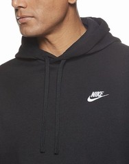 Nike Sportswear Club Fleece Hoodie Black Men’s ALL SIZES New w/Tags FREE SHIP P2