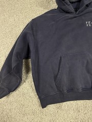 NWOT Streetwear Hoodie Fear One Fear None Premium Heavyweight Size Large Navy