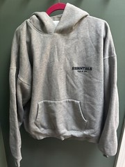 Fear of God Essentials Hoodie: Dark Oatmeal, Gray , Hoodie Large Excellent Warm