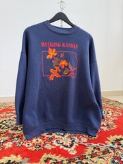 Vintage 90s Walking Kansas Leaver Sweatshirt Y2K Archive Size M-L