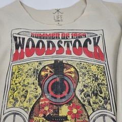 Customized! Life Clothing Co Woodstock 69 Sweatshirt Sz M Beige See Description