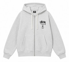 Stussy Men’s Hoodie Heavyweight Cotton Fleece Casual Streetwear Sweatshirt