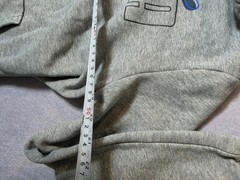 Puma Men’s Hoodie Gray Pullover Size Small Long Sleeve Gray Logo Sweatshirt Y2K