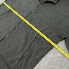 Ralph Lauren Purple Label Full zip-front pocket-detail Grey Sweatshirt XL