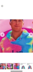 Barbie Hoodie I Am Kenough Adult XXL Rainbow Mattel Creations The Movie Official