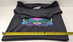 Adult Small Carlos Santana Woodstock 1969 Colorful Lion Print Sweatshirt, Unisex