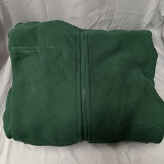 Comfrt Affirmation Zip Up Hoodie Oversized Unisex Medium Hunter Green