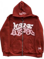 Y2K Graffiti Zip Hoodie Oversized Streetwear 3D Print Harajuku Jacket Multicolor