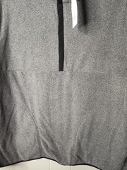 Goodfellow Half Zip Sweatshirt Mens 2XL Gray Mock Neck Long Sleeve Pockets NWT