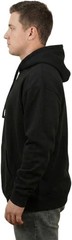 Super Heavyweight Hoodie Boxy Oversized Fit Unisex Double Layered Hood Black Bla