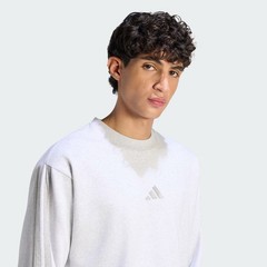adidas Essentials 3-Stripes Fleece Sweatshirt Grey
