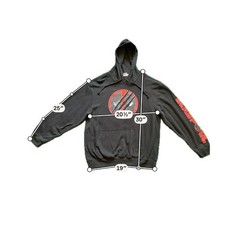 Marvel Studios Deadpool Wolverine Graphic Hoodie Black Mens XL Comic Back Print
