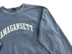 DISTRESSED AMAGANSETT LONG ISLAND NY HAMPTONS XXL EAST END CREW NECK SWEAT SHIRT