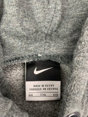 Nike Men’s Hoodie Pullover Sweatshirt Gray Cotton Polyester Blend Size 2XL