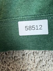 Carhartt Hoodie Mens XL Green Pullover Hooded Lined Pockets Fleece Logo Sleeve