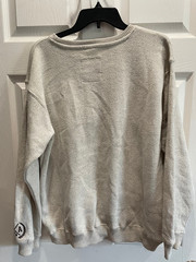 New York Popular, Boston, Sweatshirt Size Medium, Beige Brown Cotton Polyester