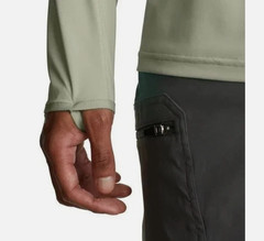 EDDIE BAUER Men’s Performance Solarfoil Hoodie UPF 50+ Green Long Sleeves MEDUIM