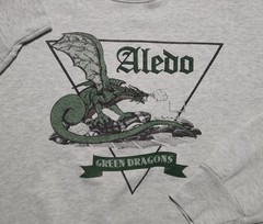 Vintage 1990s Aledo Green Dragons Football XL Sweatshirt