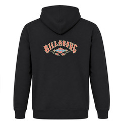 Billabong Sherpa Lined Hoodie – NWT Mens Size XL Black / Multi – #49732-OFCL