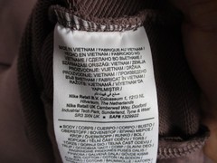 Jordan Hoodie Mens Large Brown Paris Graphic Pullover Zip Pocket DM3096-291