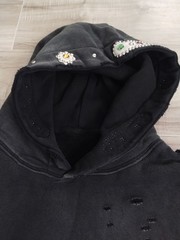 Bravest Studios Vintage Black Sapphire Hoodie Size Large Y2K Streetwear