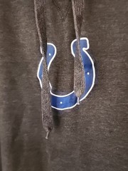 NFL Team Apparel Indianapolis Colts Hoodie Mens Medium Nice CR80 Football