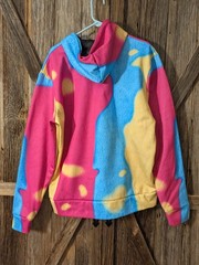I Am Kenough Barbie Movie Hoodie Mattel Size M Pullover Tie Dye Fleece Lined