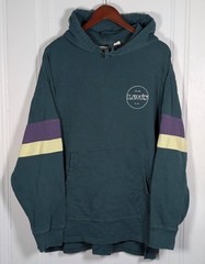 Levi’s Hoodie Mens Size XL Pullover Sweatshirt Kangaroo Pocket Green Purple