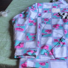 Arizona Men’s XL Multicolor Pullover Hoodie Graphic Print Pockets
