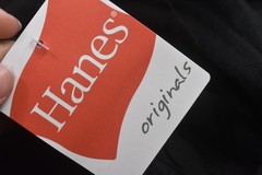 Hanes Hoodie Mens Large Black Originals Pullover Fleece Sweatshirt Pocket