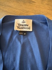 VIVIENNE WESTWOOD – Orb Logo Cardigan by Vivienne Westwood medium Blue