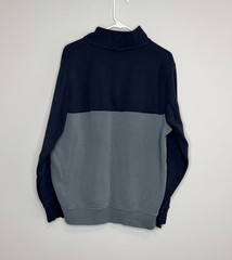 Tasc Men’s Blue Colorblock Legendary Fleece 1/4 Zip Sweatshirt XL Soft Spring