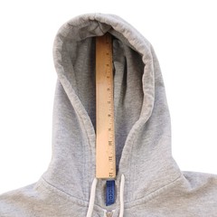H+M DIVIDED Drawstring Hooded Sweatshirt Medium/Full Zip/Gray/Front Pockets