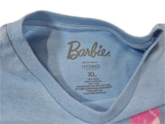 Barbie Shirt Womens XL Blue Better Together Graphic Tee Hybrid Mattel NEW
