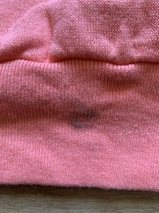 Vintage Tultex Sweatshirt Blank Large Raglan Coral Salmon NWT Spot