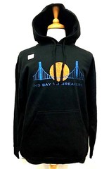 Black Sweat Shirt Top ING San Francisco Bay to Breakers 12K Race Pullover Hoodie