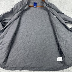 Nike Sportswear Full Zip Hoodie Mens XL Gray Lightweight Jersey Sweatshirt