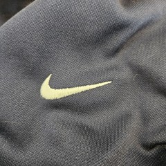 Nike Golf 482100-419 Mens M Navy Blue White Stripe 1/4 Zip Pullover Sweatshirt