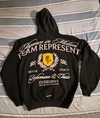 Represent Owner’s Club Motorsport Racing Black Pullover Hoodie Size XXS 2XS