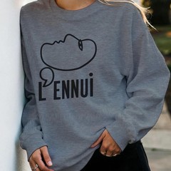 Minimalist Graphic Art Design Aesthetic Modern Style Sweatshirt