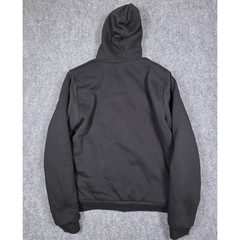 Cold Storage Zip Up Hoodie Mens Large Black Long Sleeve Insulated Sweatshirt