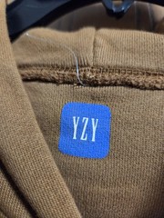 Yeezy X GAP Engineered by Balenciaga Double Layer Hoodie Light Brown Size Small